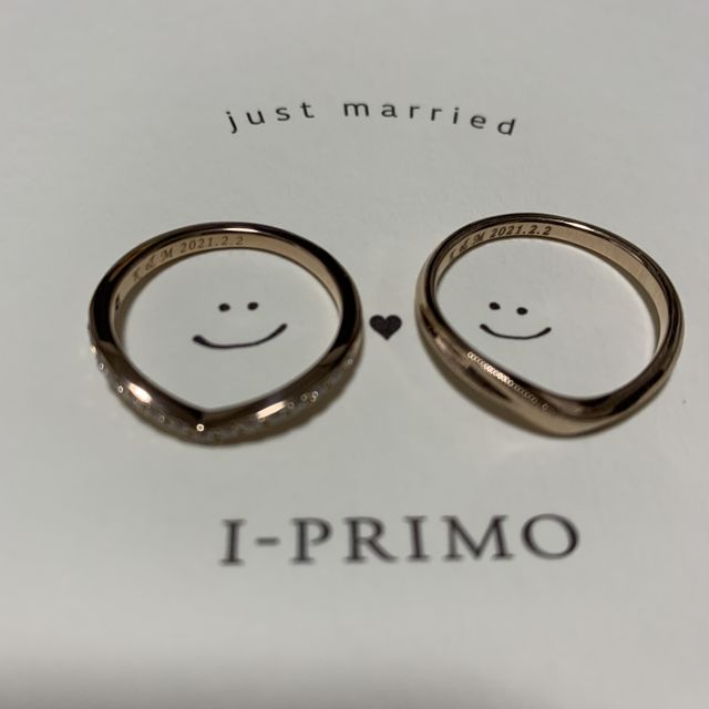 【アイプリモ(I-PRIMO)の口コミ】 ピンクゴールドでキラキラしており又、動きのあるものでと要望した中で、…