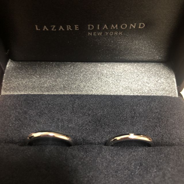 【ラザール ダイヤモンド(LAZARE DIAMOND)の口コミ】 極力シンプルなものを身につけたく、ダイヤが付いていないものを選ぶ予定…