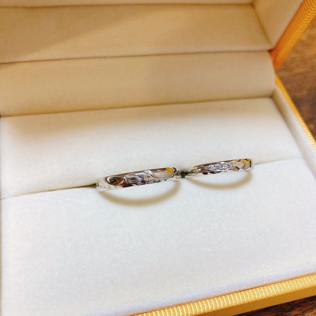 【ケイウノ ブライダル(K.UNO BRIDAL)の口コミ】 自分達がイメージしていたデザイン以上のクオリティで、主張しすぎずにさ…