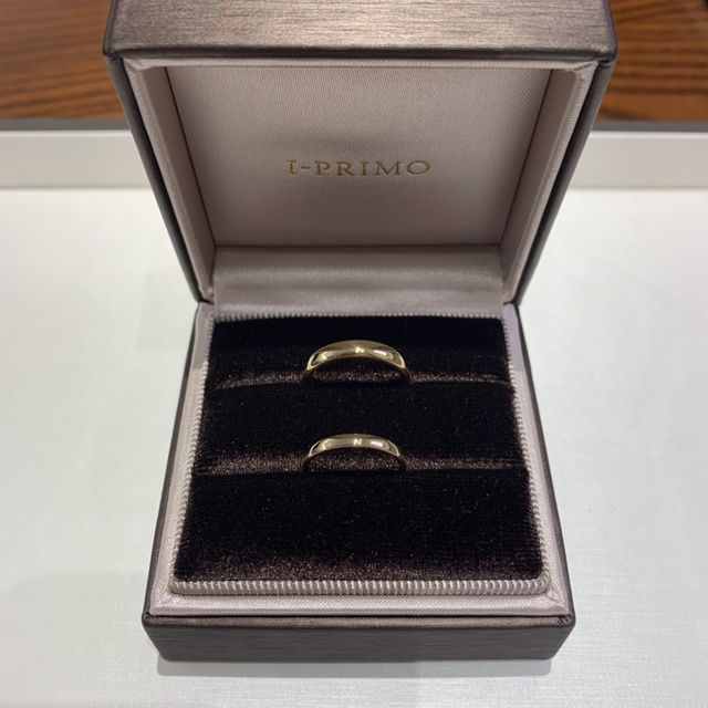【アイプリモ(I-PRIMO)の口コミ】 夫婦でゴールドが好きなので元々ゴールドで決めていました。初めて見に行…