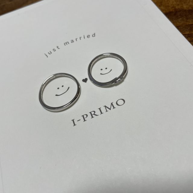 【アイプリモ(I-PRIMO)の口コミ】 デザインがシンプルなのに華やかさがあり、価格もお手頃だったので即決し…