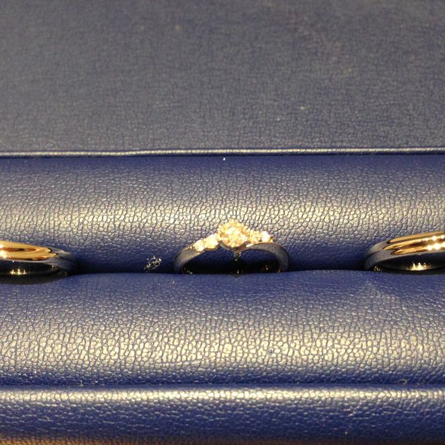 【銀座ダイヤモンドシライシの口コミ】 婚約指輪はメレダイヤが入っているデザインが良かったので、それで何点か…