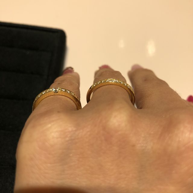 【TRECENTI(トレセンテ)の口コミ】 フェリーチェはハーフエタニティのリングの中でも他のブランドさんと比べ…