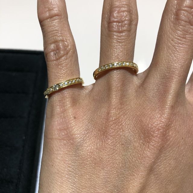 【TRECENTI(トレセンテ)の口コミ】 フェリーチェはハーフエタニティのリングの中でも他のブランドさんと比べ…