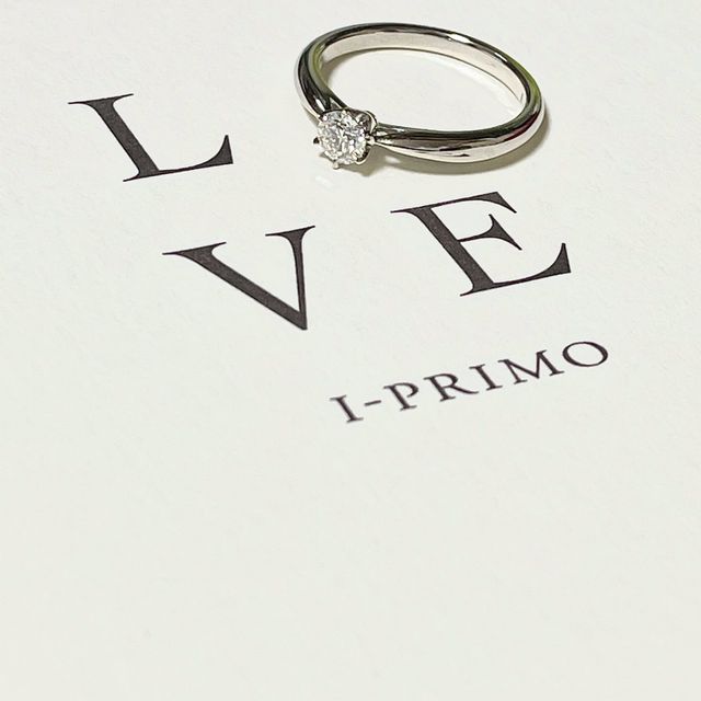 【アイプリモ(I-PRIMO)の口コミ】 シンプルな一粒ダイヤのものを希望していました。何件かまわったのですが…