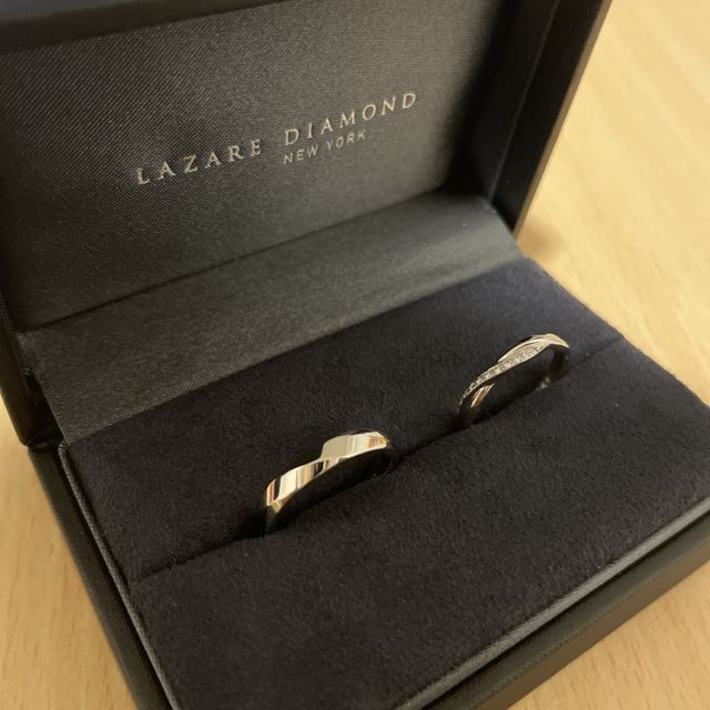 【ラザール ダイヤモンド(LAZARE DIAMOND)の口コミ】 元々はネットで結婚指輪のランキングを見て、お店に出向いて他の店舗と見…