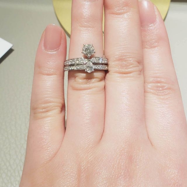 【ショーメ(CHAUMET)の口コミ】 ジョゼフィーヌコレクションの エクラ エテルニテ ソリテール(エンゲージ/…