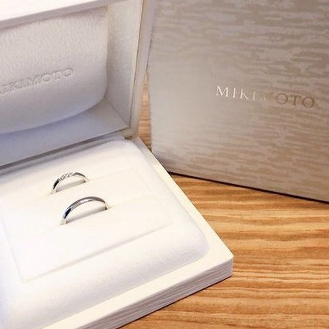 【MIKIMOTO(ミキモト)の口コミ】 結婚指輪のデザインはかねてよりシンプルなものにしたいと思っていました…