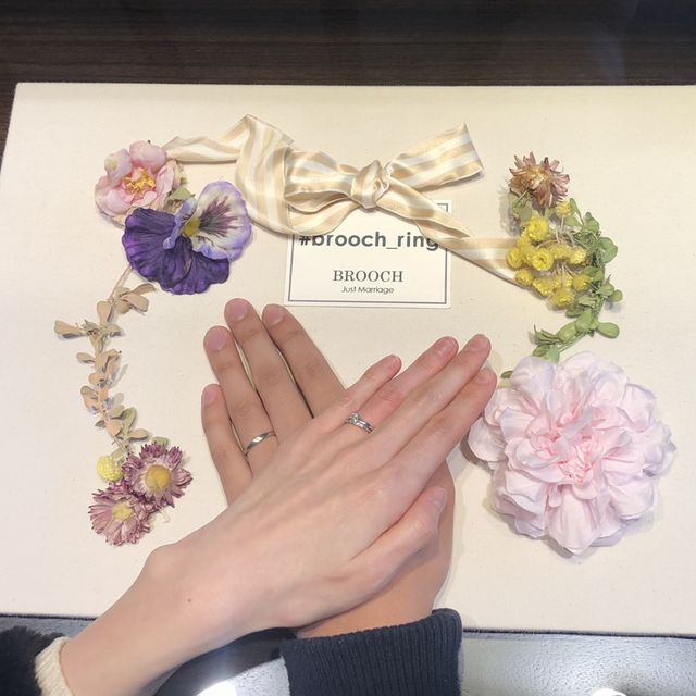 【BRIDGE(ブリッジ)の口コミ】 はじめて指輪を見させていただいた時に2人で「これだっ！すごいウチららし…