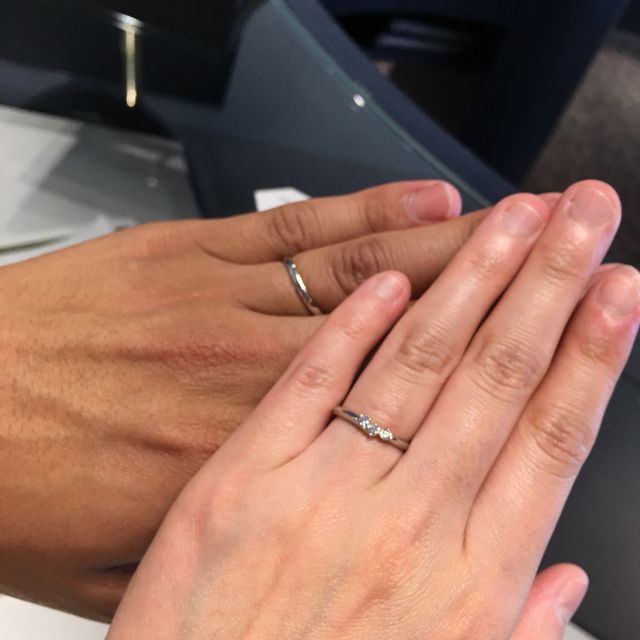 【銀座ダイヤモンドシライシの口コミ】 デザインがとっても素敵で、これだ！とおもいました。
仕事柄、普段はつけ…