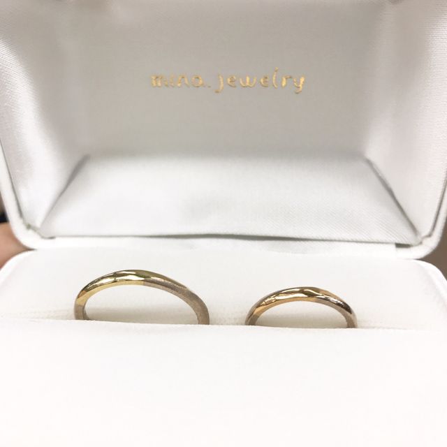 【mina.jewelry(ミナジュエリー)の口コミ】 フルオーダーなので、二人の好きを形にできるところが決め手です。なにか…
