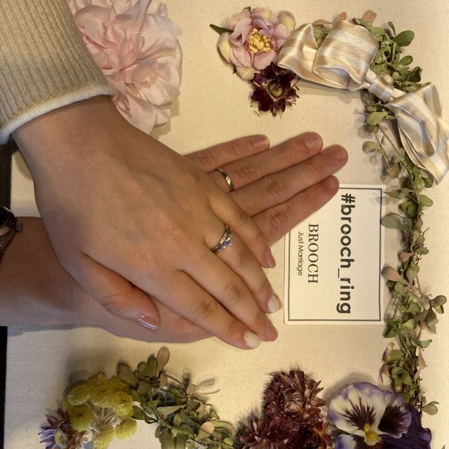 【BRIDGE(ブリッジ)の口コミ】 婚約指輪は日常生活で着けるものなので、あまり派手すぎないものにしたか…