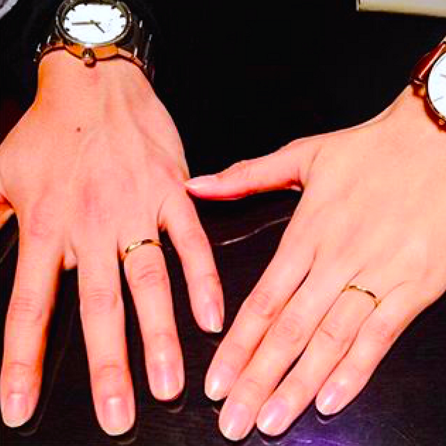 【ケイウノ ブライダル(K.UNO BRIDAL)の口コミ】 夫婦で選びました。あまりハイブランドで定番なブランド（カルティエやテ…