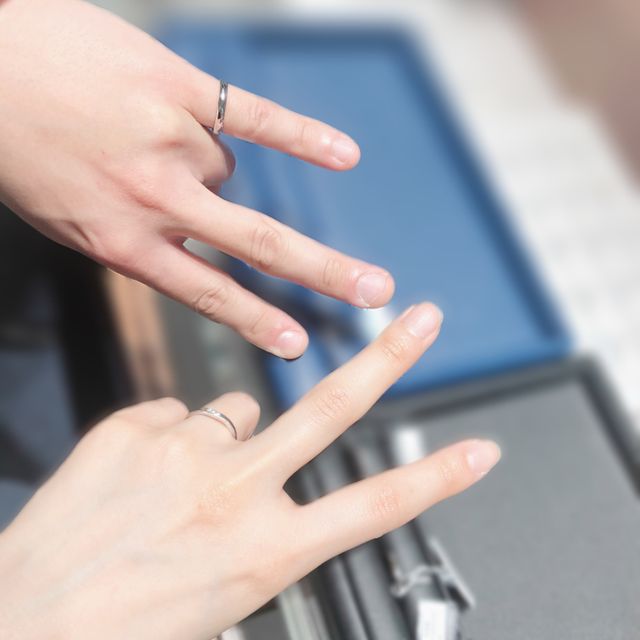 【銀座ダイヤモンドシライシの口コミ】 シンプルなものからデザイン性のあるものまで、たくさんの種類を試着させ…