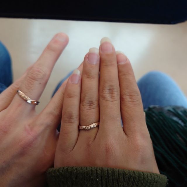 【ケイウノ ブライダル(K.UNO BRIDAL)の口コミ】 無料のデザイン提案を初めてさせていただき、合計5つのデザインを出してい…