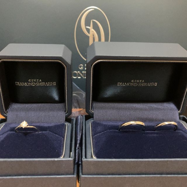 【銀座ダイヤモンドシライシの口コミ】 指輪のデザイン、つけ心地がすごく良かったです、
なかなかないデザインで…