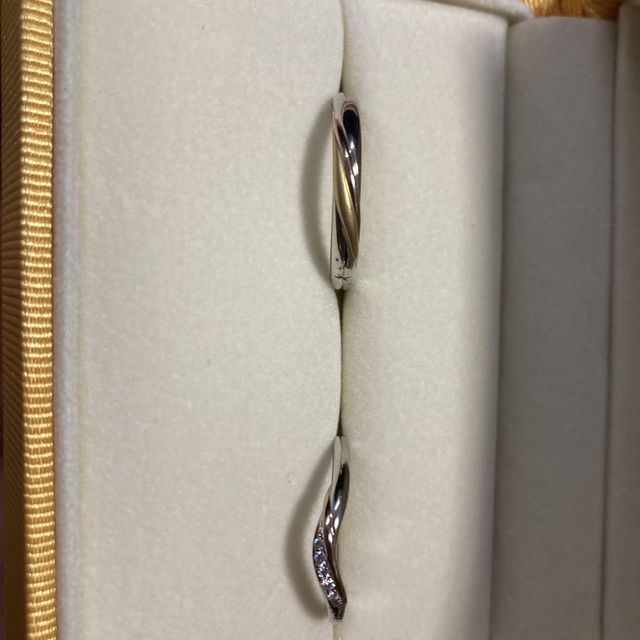 【ケイウノ ブライダル(K.UNO BRIDAL)の口コミ】 デザインが詳細に決められたため。なるべくオリジナリティを出せる指輪に…