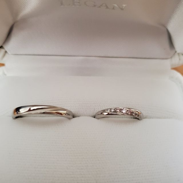 【LEGAN(レガン)の口コミ】 婚約指輪の購入予定がなかったので、ダイヤモンドを入れたい。というのと…