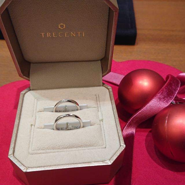 【TRECENTI(トレセンテ)の口コミ】 ダイヤモンドの入り方や彫りの感じ、プラチナと金属の配合など、指輪のデ…