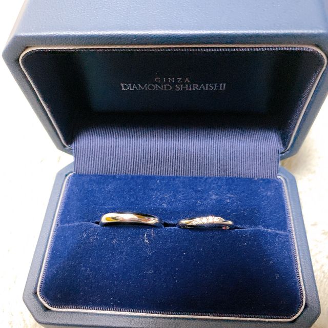 【銀座ダイヤモンドシライシの口コミ】 しっかりとわかる大きめのダイヤも欲しいけど、職業柄ダイヤが取れないか…