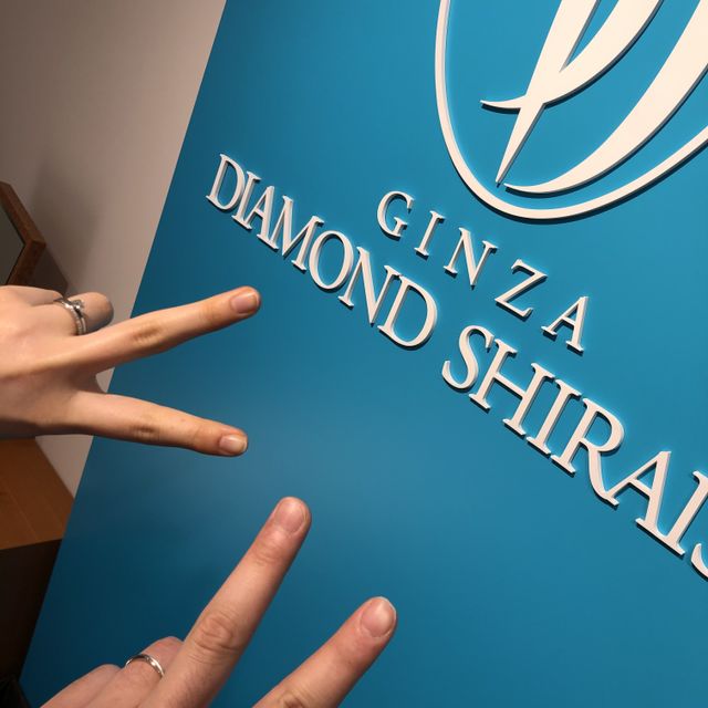 【銀座ダイヤモンドシライシの口コミ】 デザインがお互い気に入ったため。
つや消しが綺麗で、シンプルだがかっこ…