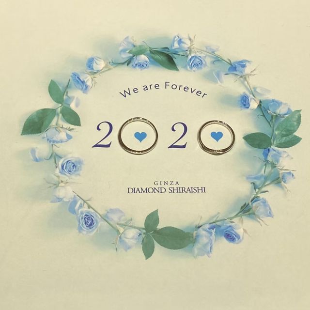 【銀座ダイヤモンドシライシの口コミ】 指輪のデザインはシンプルでワンポイントでダイヤが入っておりとても素敵…