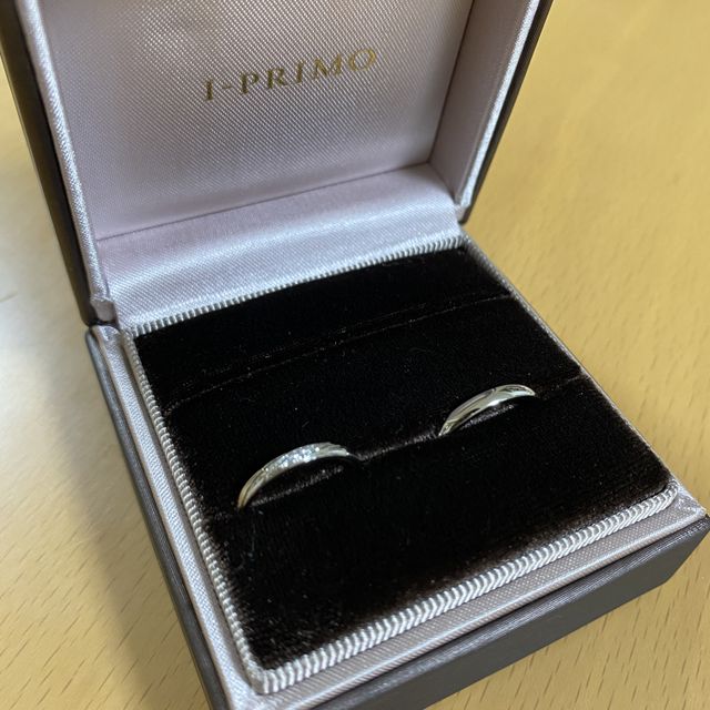 【アイプリモ(I-PRIMO)の口コミ】 シンプルイズベスト！リングの太さ、散りばめられたダイヤ、コストパフォ…