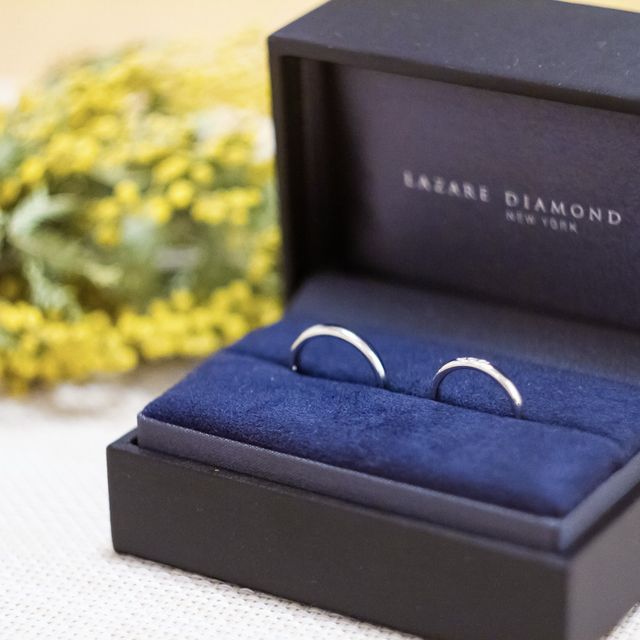【ラザール ダイヤモンド(LAZARE DIAMOND)の口コミ】 ストレートのシンプルなデザインで高級感を感じられるものを探していまし…