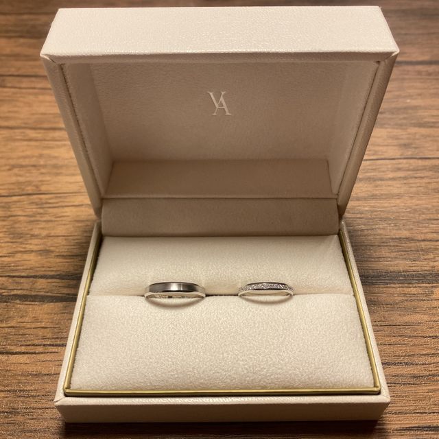 【ヴァンドーム青山(VENDOME AOYAMA)の口コミ】 婚約してからネット上で指輪探しをしていましたが、デザインに一目惚れし…