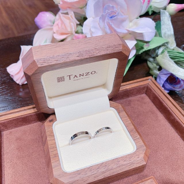 【TANZO.(鍛造指輪)の口コミ】 結婚指輪を選ぶ中でデザイン、価格で悩んでいた中でフルオーダーで作成で…