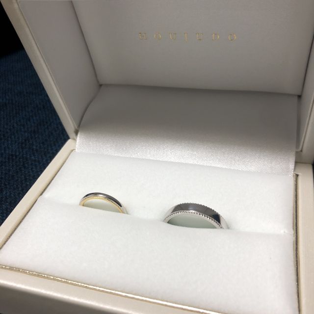 【宝寿堂(ほうじゅどう)の口コミ】 色々なものを試着しましたが、結局はシンプルなものに落ち着いて、ミル打…