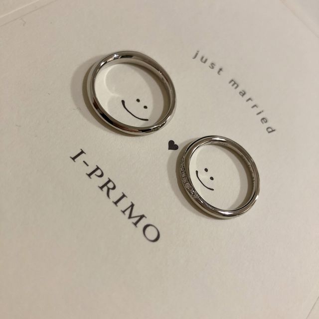 【アイプリモ(I-PRIMO)の口コミ】 初めはペアのものを探していましたが、お互いに気に入るデザインを選ぼう…