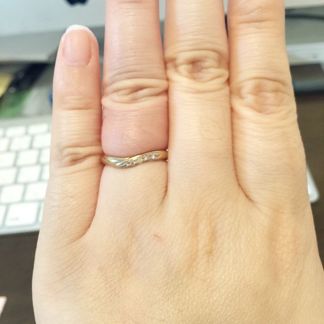 【MILK&Strawberry(ミルクアンドストロベリー)の口コミ】 雑誌でミルク＆ストロベリーの指輪を見たときから一目惚れでした。結婚指…