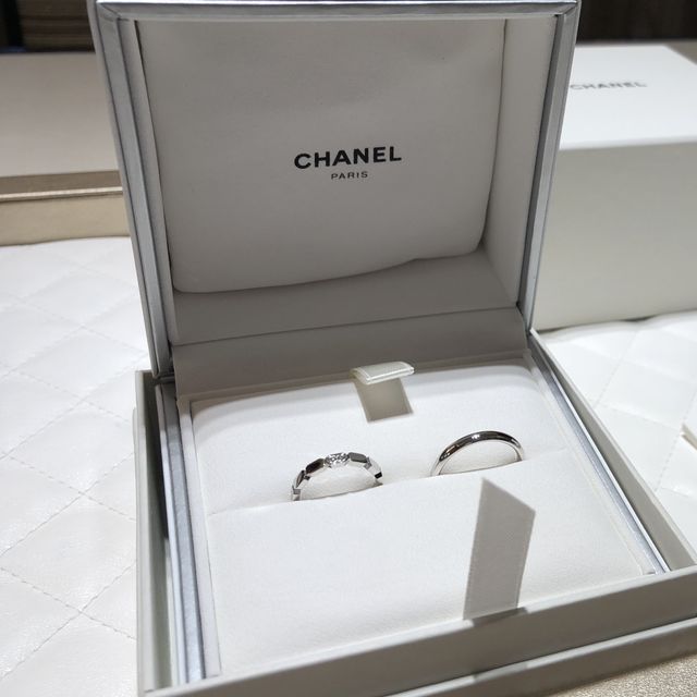 【シャネル(CHANEL)の口コミ】 元々シャネルのブランド自体が好きだったのですが、シャネルを結婚指輪と…