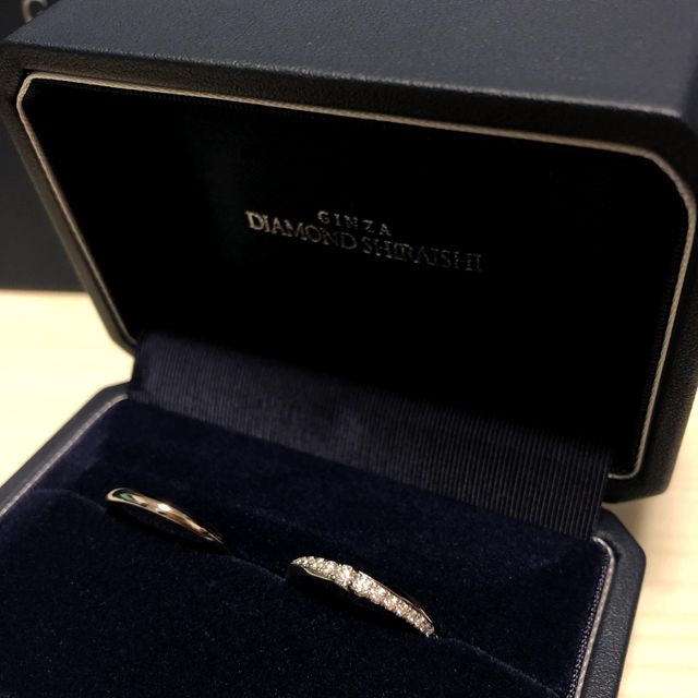 【銀座ダイヤモンドシライシの口コミ】 指輪のデザイン、品質、永年保証、スタッフさんの丁寧な対応で、即決しま…