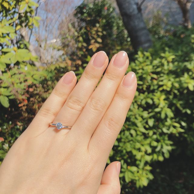 【ラザール ダイヤモンド(LAZARE DIAMOND)の口コミ】 プロポーズをしてもらい、彼と婚約指輪探しをしていたところ、またまたラ…