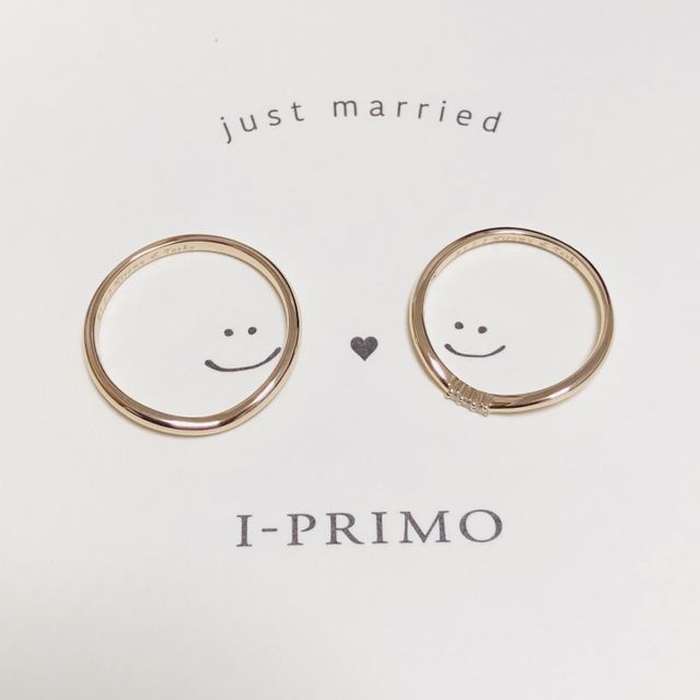 【アイプリモ(I-PRIMO)の口コミ】 指輪のデザインがとっても可愛いく、自分のサイズに合った指輪を選べるこ…