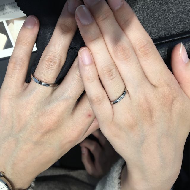 【エクセルコダイヤモンド(EXELCO DIAMOND)の口コミ】 女性の指が３号なので、まずそのサイズが対応できるブランドとデザインが…