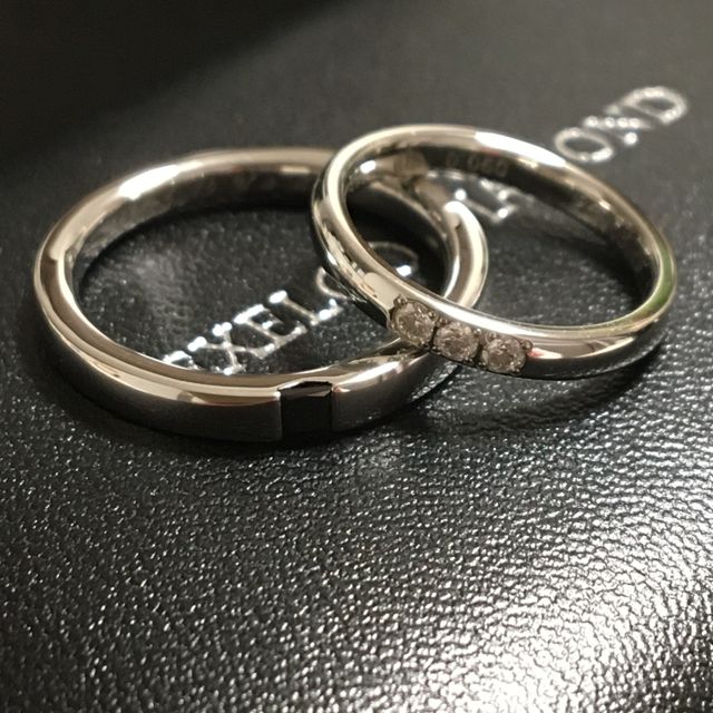 【エクセルコダイヤモンド(EXELCO DIAMOND)の口コミ】 女性の指が３号なので、まずそのサイズが対応できるブランドとデザインが…
