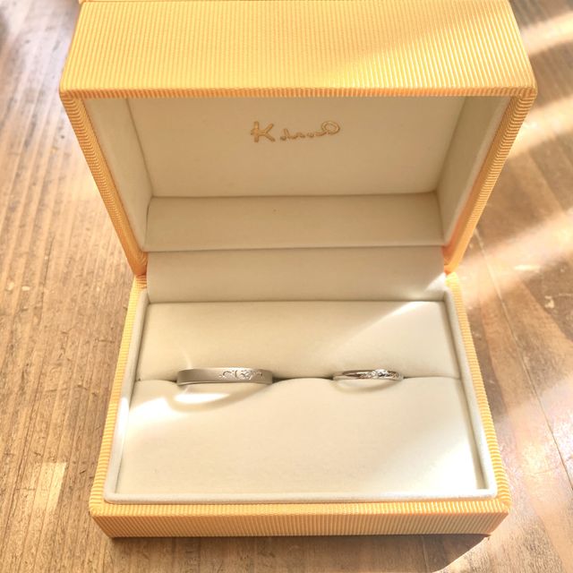 【ケイウノ ブライダル(K.UNO BRIDAL)の口コミ】 常駐のデザイナーさんがいて自分たちだけのデザイン画を描いてくださいま…