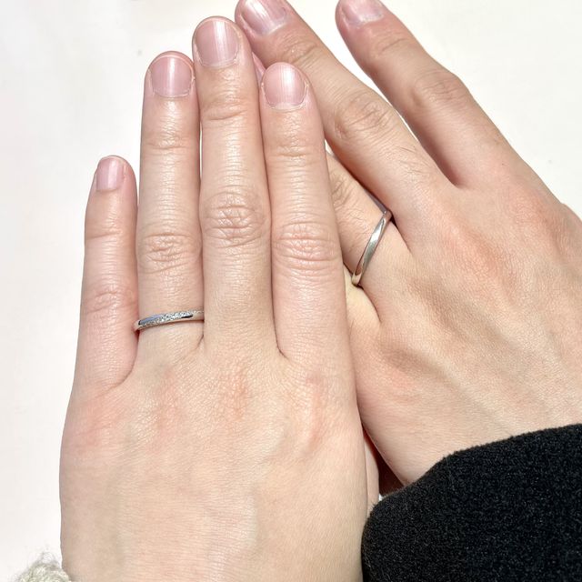 【TRECENTI(トレセンテ)の口コミ】 指輪の付け心地がとても良いです。普段指輪をつけない私でも違和感なく付…