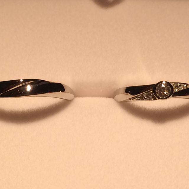 【festaria bijou SOPHIA(フェスタリア ビジュソフィア)の口コミ】 何と言ってもダイヤのカットが特徴的なところです。星の形を映し出すカッ…