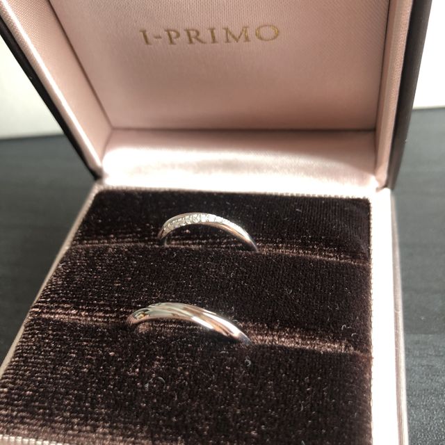 【アイプリモ(I-PRIMO)の口コミ】 他のブランドのお店に一度指輪を見に行ったが、コロナ禍ということもあっ…