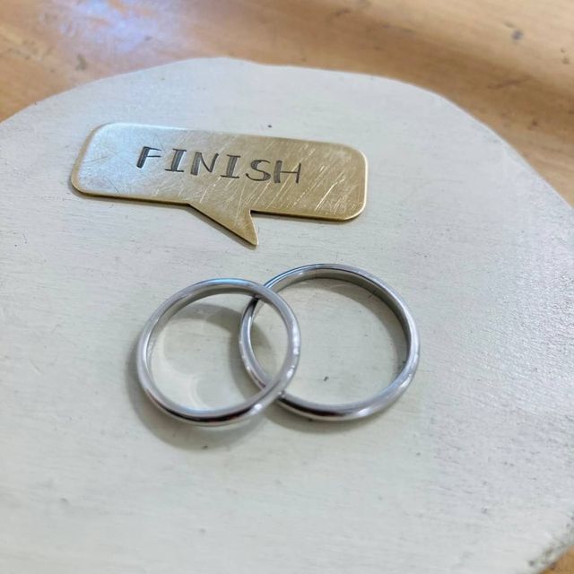 【ついぶ工房の口コミ】 結婚指輪を2人で作りたいと思い、ついぶ工房さんのHPを拝見しました。これ…