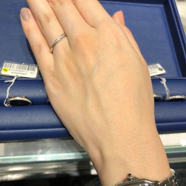 【銀座ダイヤモンドシライシの口コミ】 　自分に本当にぴったりなデザインがありました。他のお店を見ても、気に…