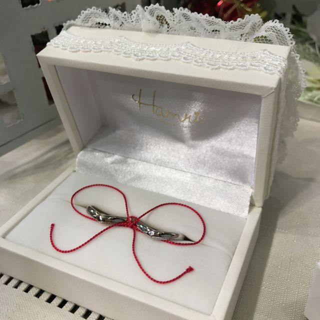 【Hamri(ハムリ)の口コミ】 指輪のデザイン、素材などを自分たちで全てデザインして、作れるところが…