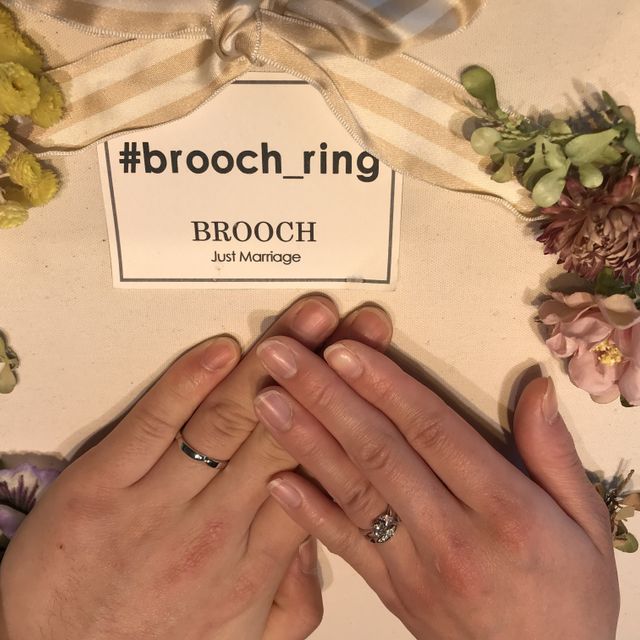 【【閉業】フラー・ジャコー(FURRER-JACOT)の口コミ】 鍛造製法の指輪を探しており、横から見たデザインが可愛いサクラに決めま…