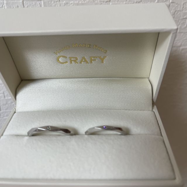 【CRAFY(クラフィ)の口コミ】 結婚指輪を手作りできるという点で世界に一つだけのリングを作成したかっ…