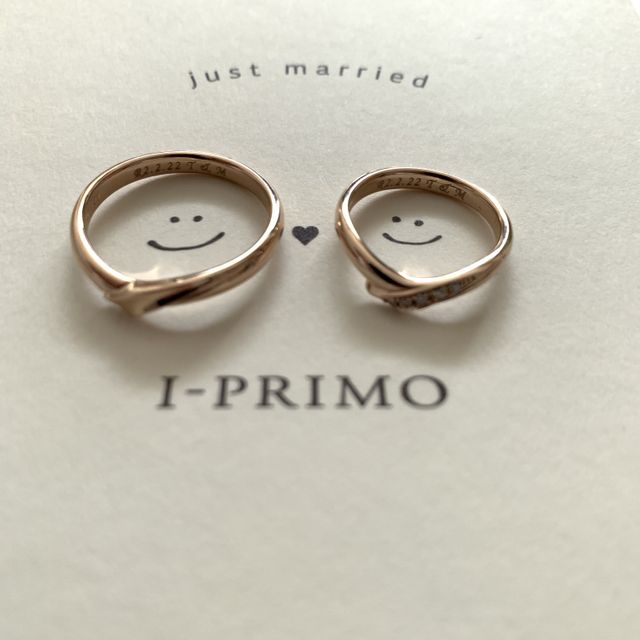 【アイプリモ(I-PRIMO)の口コミ】 ピンクゴールドがよく、形を見て、自分に合うと思い選んだ。2回に分けて来…