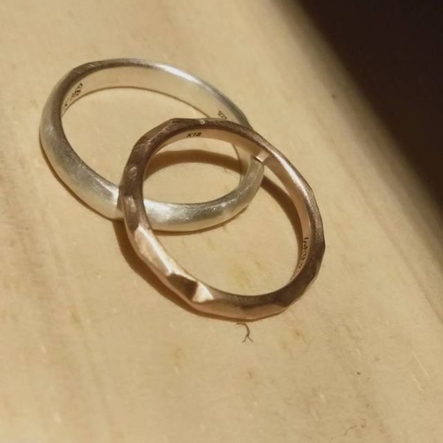 【uchimari(ウチマリ)の口コミ】 以前から結婚指輪は自分たちのお気に入りを造りたいと思っていましたが、…